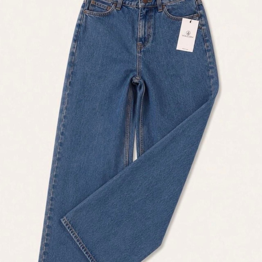 Woman Volcom Stoned BF Hi Rise Jeans NWT Size 27 - Picture 1 of 6